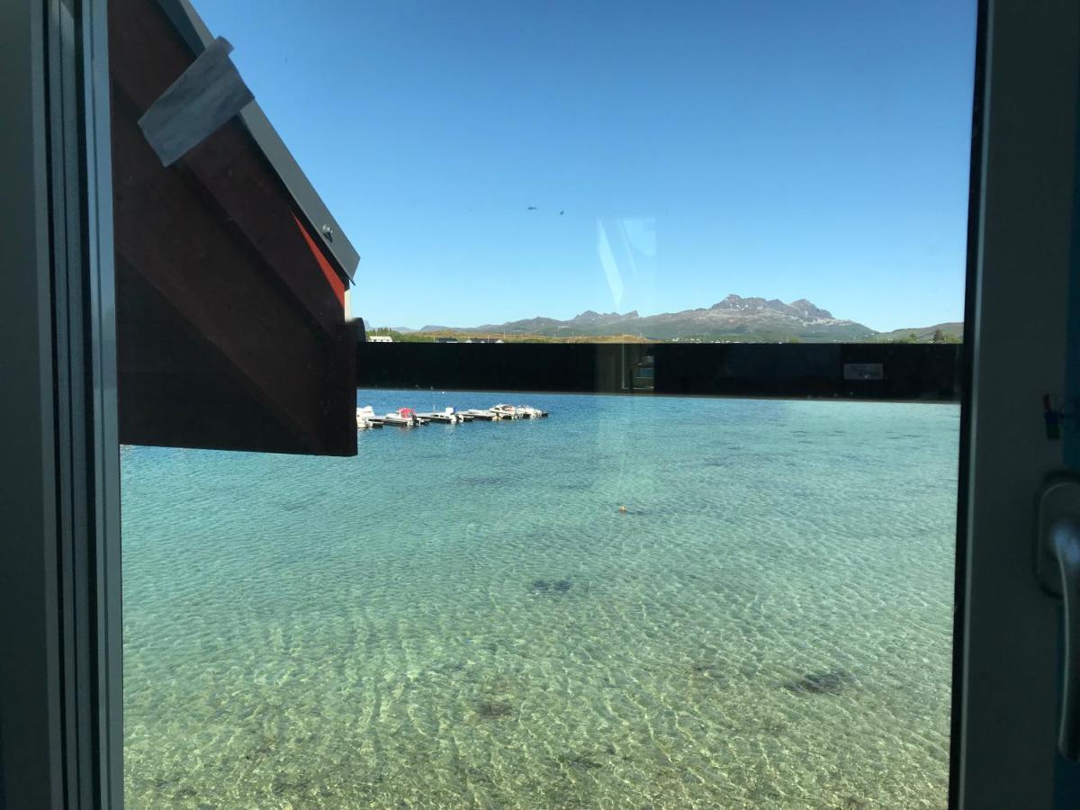 Nappstraumen Seafront Cabin Leknes Exterior photo