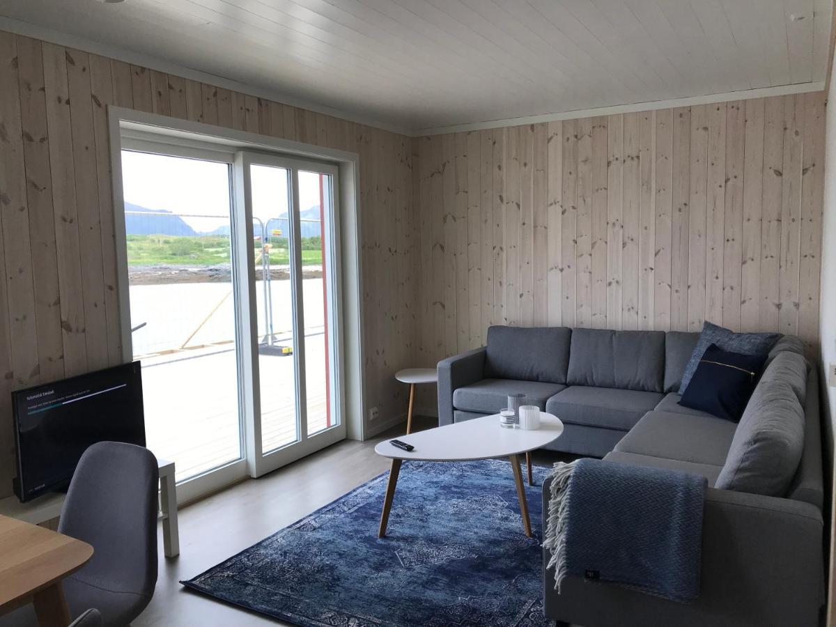 Nappstraumen Seafront Cabin Leknes Exterior photo